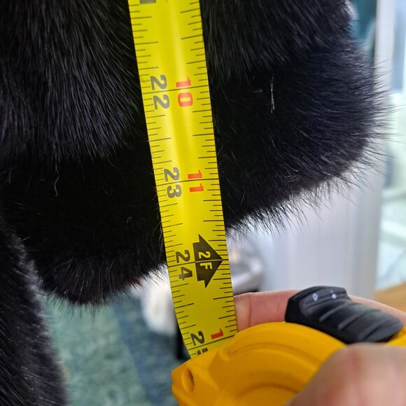 MINK COAT GENUINE FULL LENGTH 48IN SIZE 10 EXCELLENT CONDITION  48long 24in slee - Picture 15 of 16